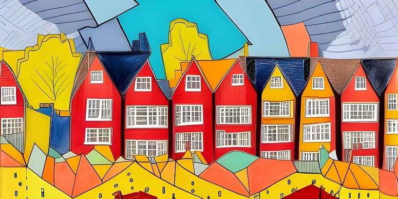 Leben mit Farbe von Lily van Riemsdijk - Art Prints with Color