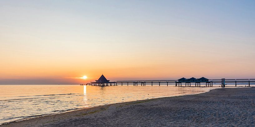 Pier Heringsdorf au lever du soleil par Werner Dieterich