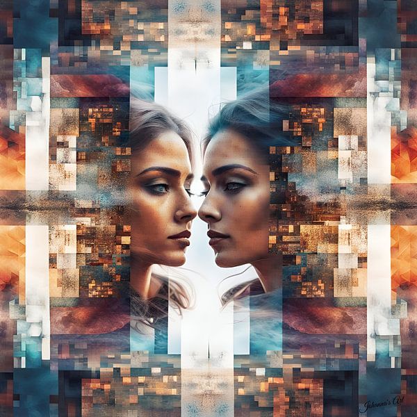 Art Fusion - Amerikanisch von Johannas Art Creations