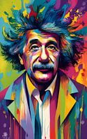Albert Einstein Gemälde