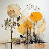 Botanische serie: goud/geel (6)