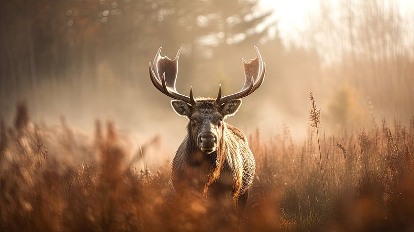 Stiller Elch Majestät von ByNoukk