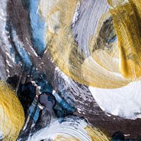 Mélange des lumières des bougies - Gros plan 02 | Peinture