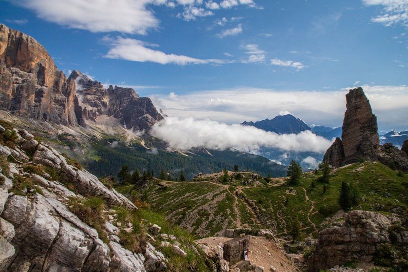 The Cinque Torri Dolomites by Ton Tolboom