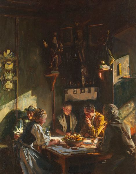 Tyrolese Interior (1915) by John Singer Sargent. by Studio POPPY