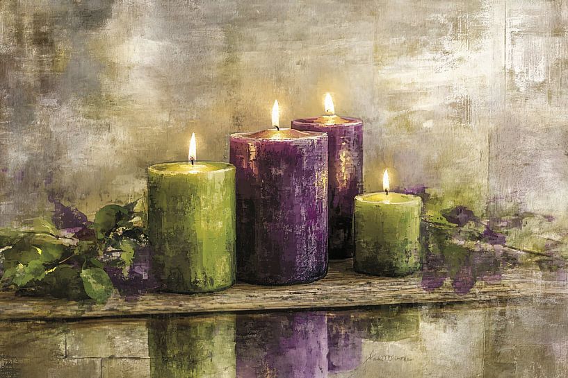 Stimmungsvolle Kerzen mit natürlichen Farbtönen von Imperial Art House