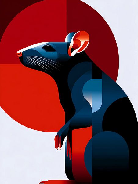 Ratte - Stylische Tiersilhouetten-Kollektion, von Ariadna de Raadt-Goldberg
