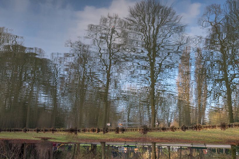 Spiegelbild im Stadtpark von Aalst von didier de borle