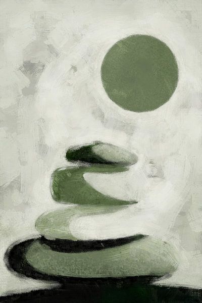 L'ombre du zen | Vert par Kanzo
