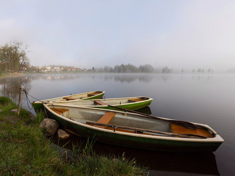 Bateaux dans le brouillard par Christina Bauer Photos