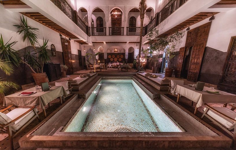 Riad innen Marrakech von Mario Calma