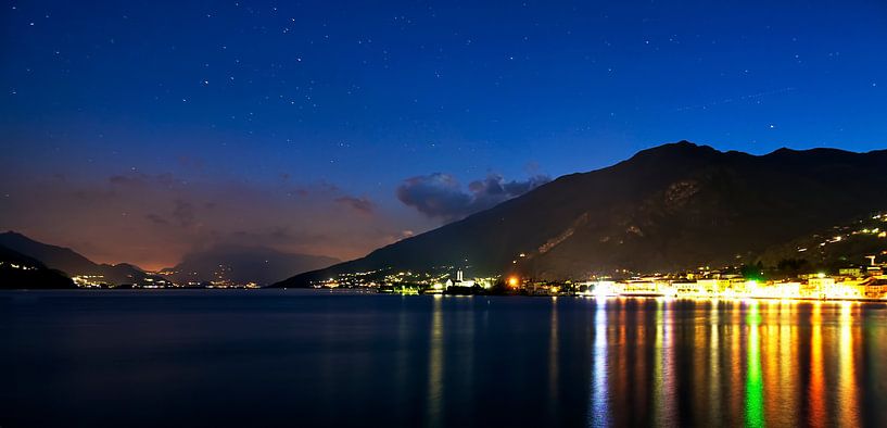 Comomeer bij nacht von Johan Wouters