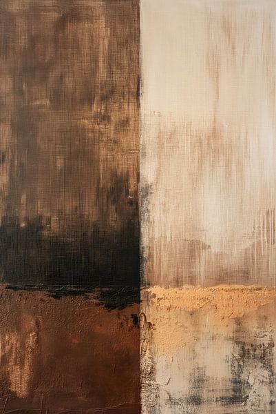 Abstract brown by Bert Nijholt