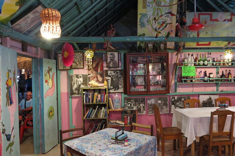 Interieur bar Isla Holbox, Mexico by René van Stekelenborg