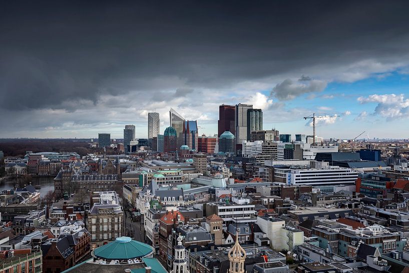 Luftaufnahme des Stadtzentrums von Den Haag von gaps photography