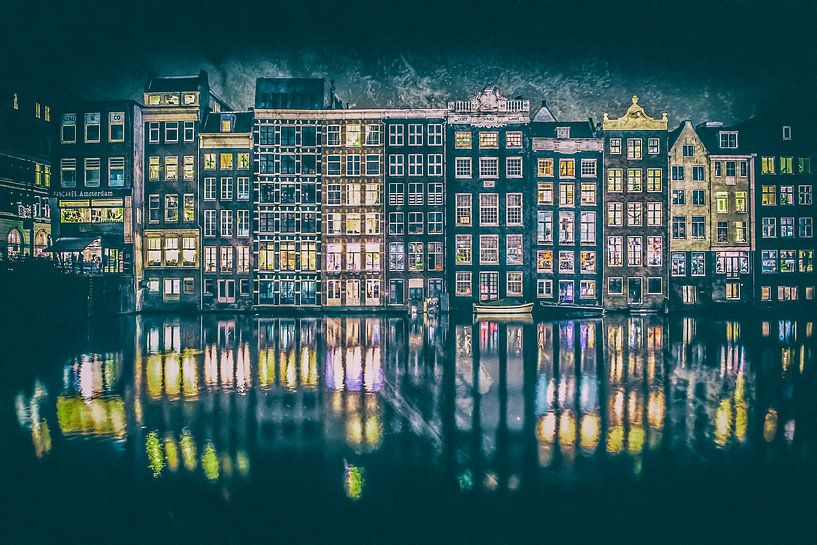Amsterdam Damrak par Niels Barto