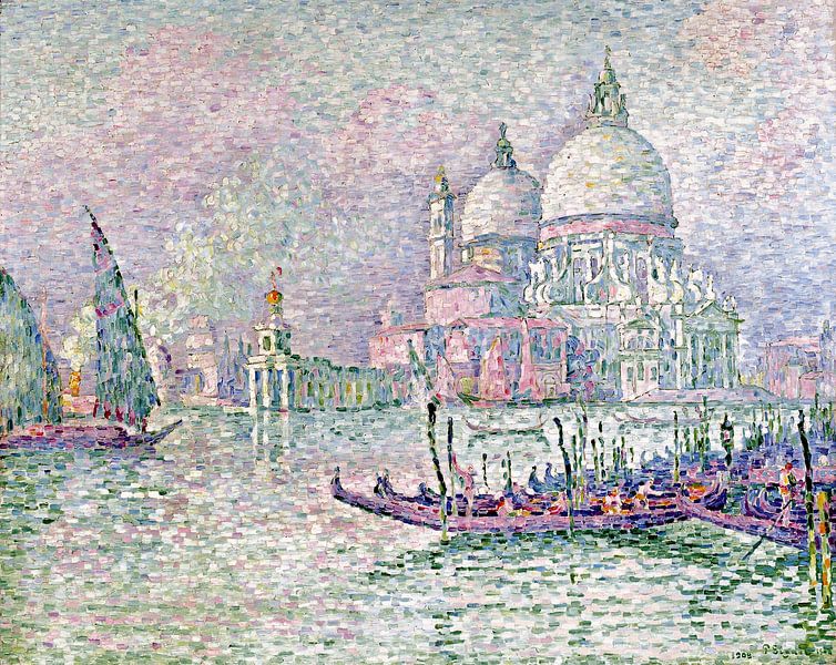 Venise, la salutation verte, Paul Signac, 1908 par Atelier Liesjes