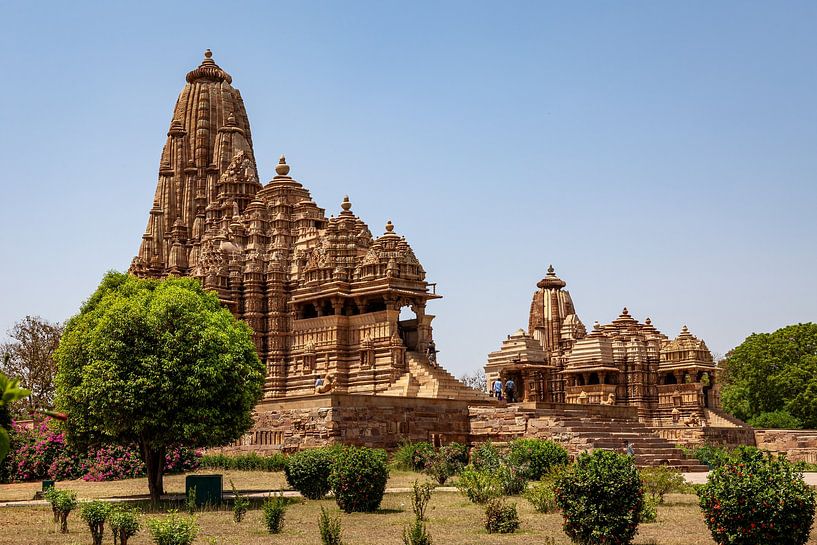 The temples of Khajuraho in Madhya Pradesh India by Roland Brack