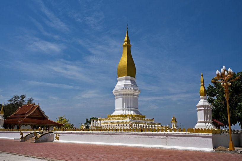 Wat Pha That Sikhottabong, a spiritual jewel on the banks of the Mekong River by Frank Photos