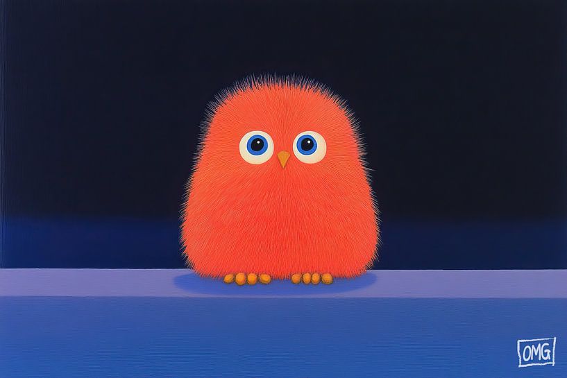 Orangefarbene Waisenkinder von OMG Art