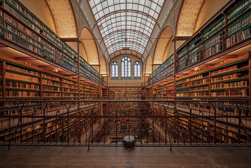 Bibliotheek Rijksmuseum Amsterdam by Peter Bartelings