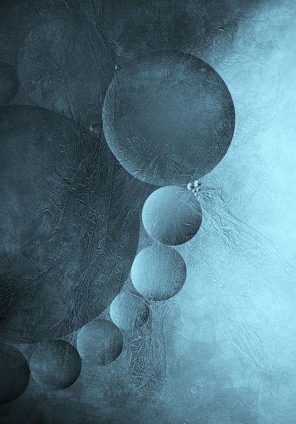 Wasser- und Ölfotografie kombiniert mit meiner Malerei von Ellen van Deelen