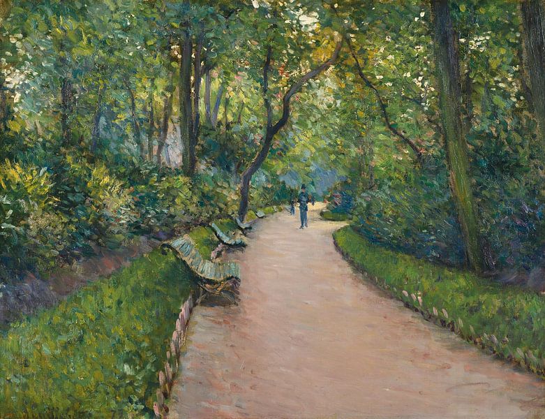 Monceau Park, Gustave Caillebotte by Masterful Masters