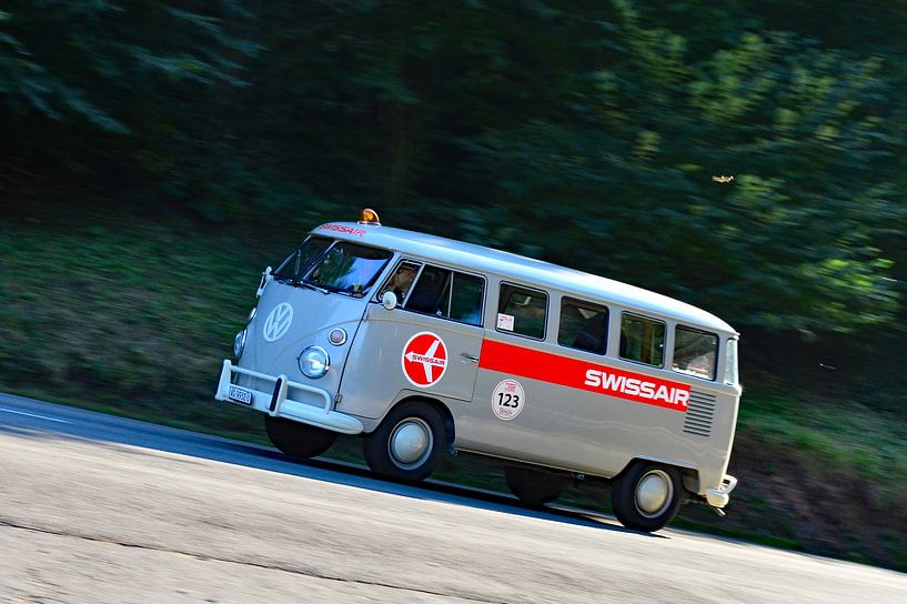 VW Bulli T1 Swissair on the mountain - Eggberg Klassik 2019 - by Ingo Laue