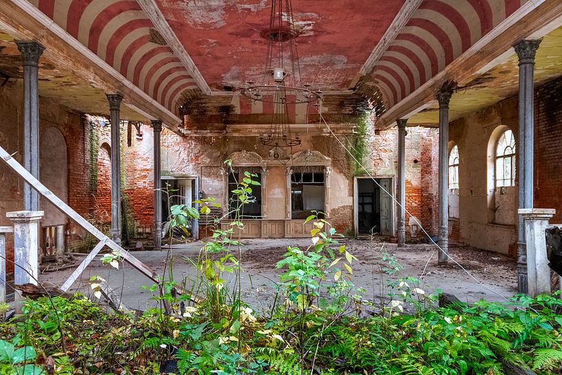 Former Inn - Red and White - Ballroom by Gentleman of Decay