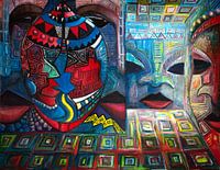 Painting by Abu Mansaray