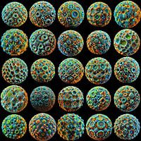 Nanoparticle rainbow