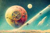 Alien-Fantasie, psychedelische Träume und fliegende Bohrinseln