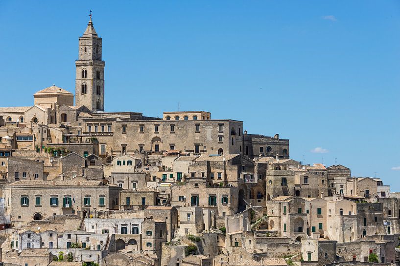 Vieilles maisons dans la ville italienne de Matera par iPics Photography