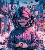 Kawaii girl dream pastel aesthetic