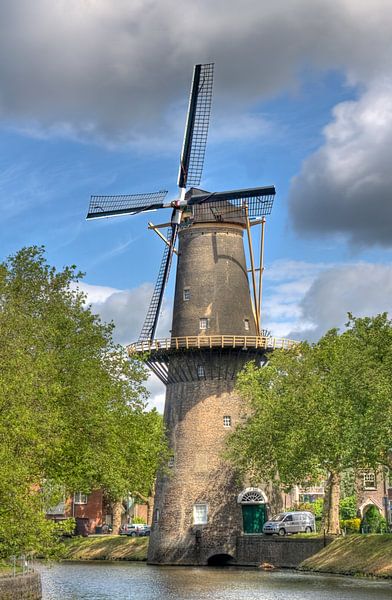 Molen in Schiedam von Jan Kranendonk