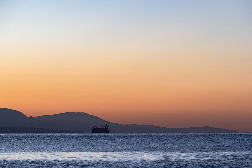 Lever de soleil sur la plage de Malaga Andalucia ! par Peter Haastrecht, van