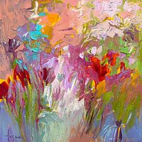 Bunte Blütenpalette