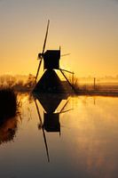 Sunrise at Kinderdijk