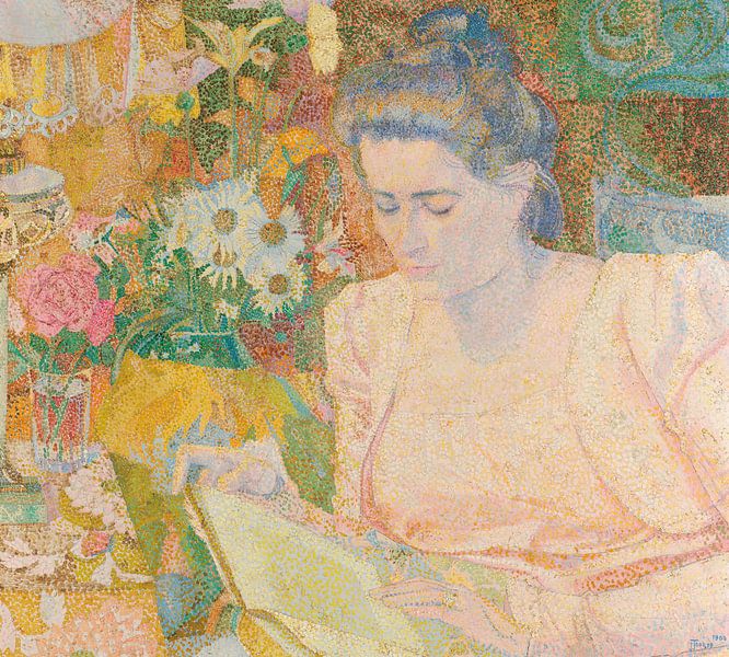 Porträt von Marie Jeanette de Lange, Jan Toorop von Meisterhafte Meister