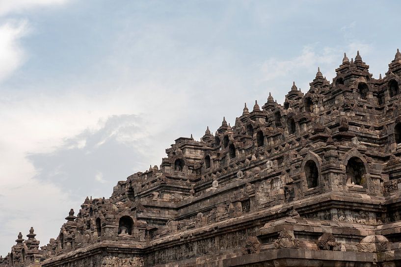 Borobudur temple Detail by Richard Wareham