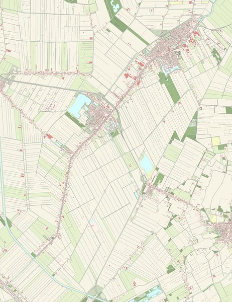 Karte von Pekela von Rebel Ontwerp