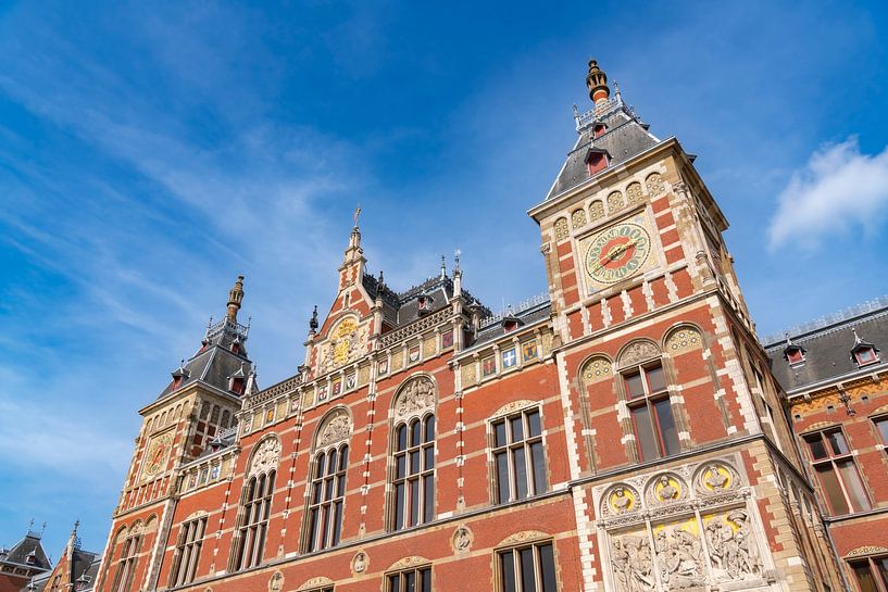 Amsterdam downtown canal district during summer by Sjoerd van der Wal Photography