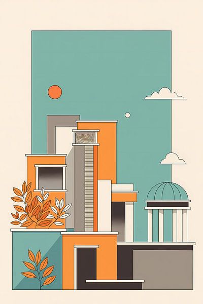 concept d'architecture illustratif, par Ariadna de Raadt-Goldberg
