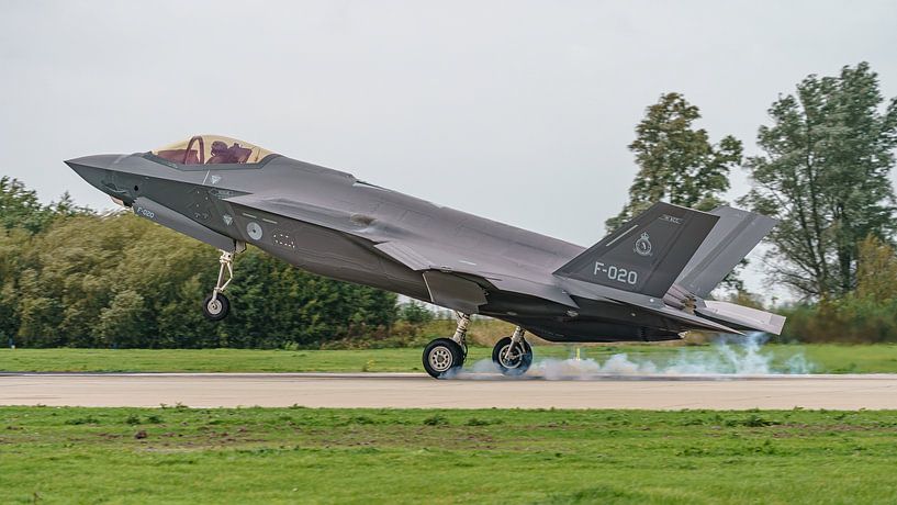 Landend KLu Lockheed Martin F-35A Lightning II. van Jaap van den Berg