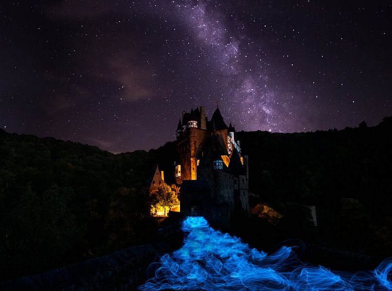 ghostly Eltz Castle by Marcel Derweduwen