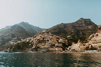 Positano Italy from the Mediterranean Sea | Amalfi Coast