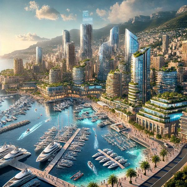 Monaco - Futuristic Cities von Eric Nagel
