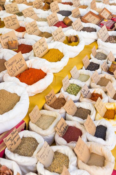 Kruiden marktkraam Frankrijk par Tess Smethurst-Oostvogel