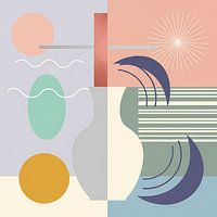 Pastel Balance – Modern Minimal Composition