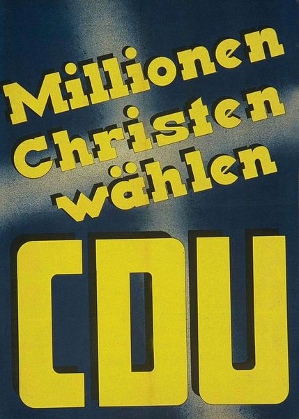 CDUI election poster - post-war period by insideportugal